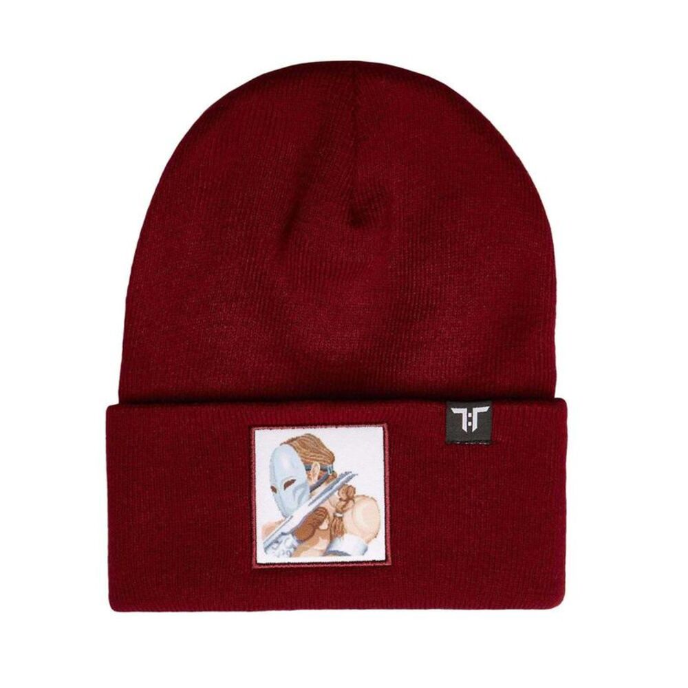Tokyo Time Unisex Adult Vega Street Fighter 2 Beanie / Maroon Red